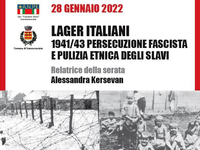 28 gennaio on line 'Lager italiani, persecuzione fascista e pulizia etnica degli slavi'