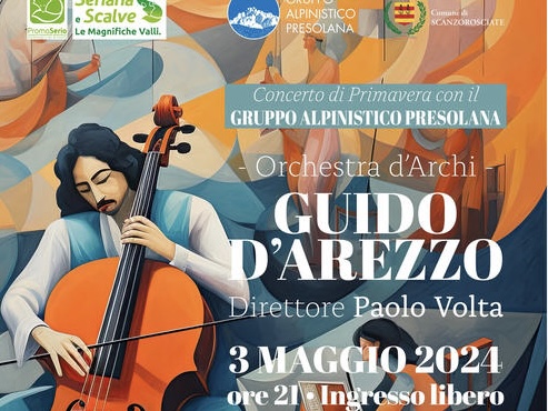 Venerdì 3 maggio concerto di Guido D'Arezzo